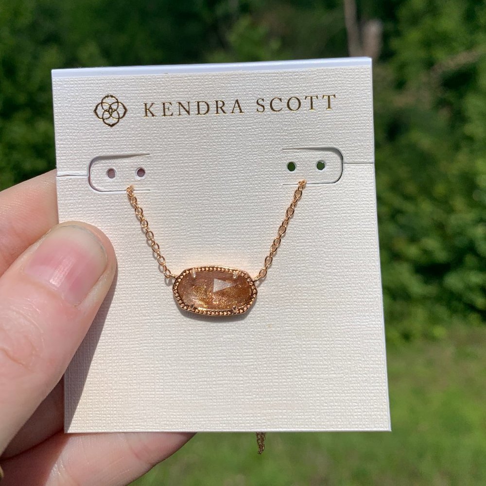 KENDRA SCOTT • Elisa Rose Gold Pendant Necklace